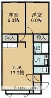 コープセプテンバー1【2階】の間取り